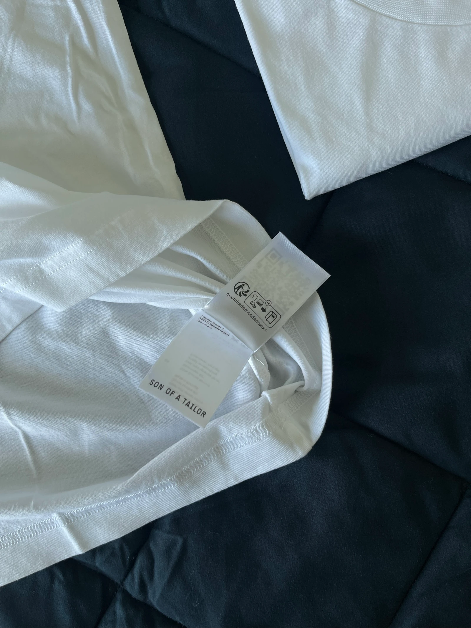 Pacote 2 Son of a Tailor gola redonda branca M – photo 3
